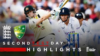 Smith Starts Strong with 85  Highlights  England v Australia Day 1  LV Insurance Test 2023 [upl. by Aribold]