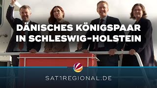 Dänisches Königspaar zu Gast in SchleswigHolstein [upl. by Eneloj]