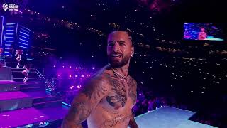 Maluma  2024 Kings League World Cup Live Performance [upl. by Gilus50]