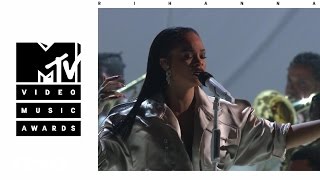 Rihanna  Stay  Love On The Brain  Diamonds Live From The 2016 MTV VMAs [upl. by Eivad74]