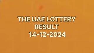 Theuaelottery result for 14122024 [upl. by Flavius706]