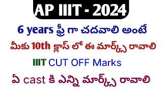 AP IIIT Full Details 2024 teluguap iiit cut off marks 2024iiit notification 202425ap iiitiiit [upl. by Esir]