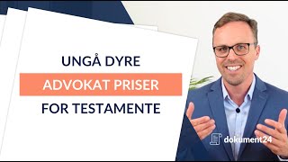 Undgå dyre advokater når du opretter dit testamente [upl. by Airahcaz496]