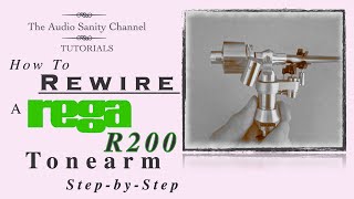 How to Rewire a Rega R200 Tonearm  stepbystep tutorial [upl. by Bergstrom]