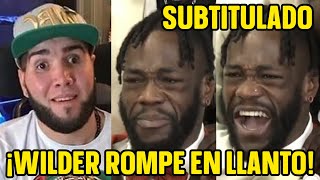 WILDER LLORA AL RECORDAR A PRICHARD COLÓN Y TEME POR VIDA DE ROBERT HELENIUS  SUBTITULADO [upl. by Brote]