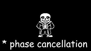 Gaster Theme in Song That Might Play When You Fight Sans Through Phase Cancellation [upl. by Garvey]