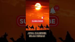 Awal kalender Islam hijriahshorts [upl. by Charlotte364]