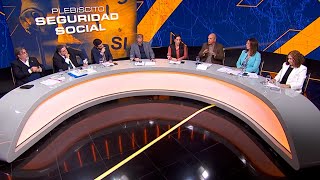 Debate sobre plebiscito de Seguridad Social en la campaña electoral [upl. by Harriott]