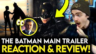 THE BATMAN Main Trailer REACTION amp First Thoughts Breakdown [upl. by Leiria]