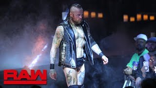 Aleister Black cancels Elias performance Raw Feb 18 2019 [upl. by Arimak]