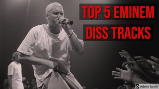 Top 5  Best Eminem Diss Tracks of All Time [upl. by Ramses]