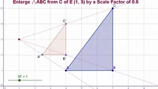 How to Enlarge with a Fractional Scale Factor [upl. by Mcgregor]