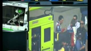 nascar 2013 05 fontana les 11 derniers tours french commentary [upl. by Eseerahs742]