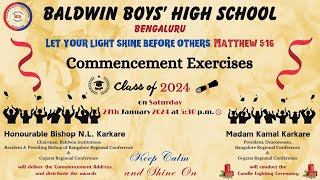 BALDWIN BOYS HIGH SCHOOL  COMMENCEMENT EXERCISES 2024  LIVE [upl. by Senaj]