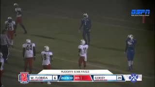 Godby 4 PJ Simmons 5yd TD catch [upl. by Letnohc881]