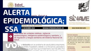 La Secretaría de Salud emitió alerta epidemiológica por bacteria Klebsiella Oxytoca [upl. by Acimat200]