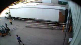 Fork Lift Falls Through Trailer [upl. by Haleemak]