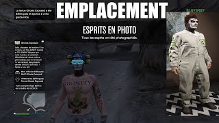 EMPLACEMENT TOUS LES ESPRITS EN PHOTO GHOSTS EXPOSED 2024 GTA ONLINE NEW GTA HALLOWEEN GHOSTBUSTERS [upl. by Llerahs]