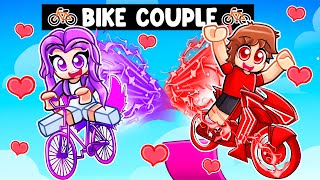 I Spent 100000 In Roblox Bike Obby With MY GIRLFRIEND [upl. by Leaj923]