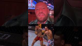 Conor McGregor reacts to Ilia Topuria KOing Max Holloway at UFC 308 [upl. by Noitsuj]