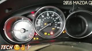 2016 Mazda CX5 como borrar la luz del mantenimiento hacerle reset cambio de aceite [upl. by Nosredneh]