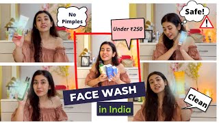 Top 5 Face Wash Available in India  For All Skin Types Acne Care starting ₹97 top5 skincare [upl. by Tallbot]