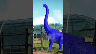 Brachiosaurus Colors vs Indominus Rex shorts dinosaur jurassicworld [upl. by Cesare505]