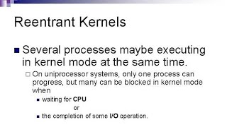 Reentrant Kernel In Operating System [upl. by Simpson826]