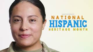 Hispanic Heritage Month SGT Brito [upl. by Aihcsrop]