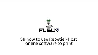 SR how to use RepetierHost online software to print [upl. by Olegnaed]