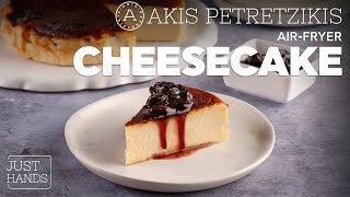 AirFryer Crustless Cheesecake  Akis Petretzikis [upl. by Eellek]