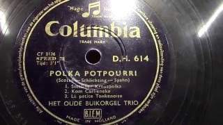 Het oude buikorgel trio Polka potpourri ca 1955 [upl. by Hendren480]