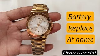 How to replace change watch battery  Diy  Watch Repair Channel [upl. by Munshi]