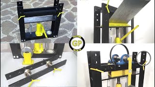 Make a Multifunctional 4 in 1 Hydraulic Press  DIY TOOLS [upl. by Burrell240]