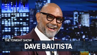 Dave Bautista Talks Wrestling in the WWE and Working with Samuel L Jackson  The Tonight Show [upl. by Illac]