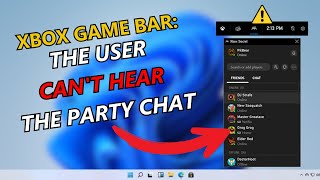 Fix Xbox Game Bar Voice Chat Not Working In Windows 1110 2023 EDITION [upl. by Hanover834]