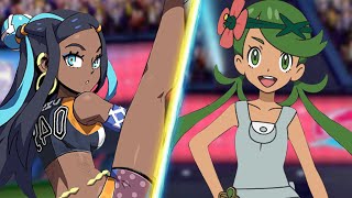 Pokemon Battle Nessa Vs Mallow [upl. by Koziel]