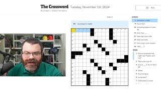 Learning Crossword Week 28  NYT Crossword Tuesday Nov 19th 2024 [upl. by Otirecul]