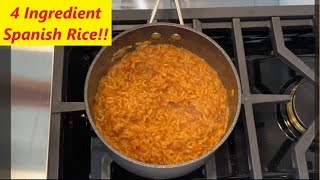 Mexican Spanish Rice Recipe with only 4 Ingredients [upl. by Lalla380]