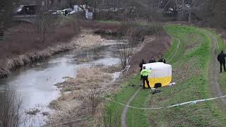 Police find body in the water in East London UK News in Pictures [upl. by Atteuqal]