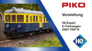 PIKO V119 H0 Expert Elektrotriebwagen EN57 PKP 51430ff [upl. by Erine]