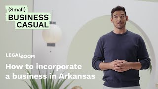 How to incorporate your business as a C corp in Arkansas [upl. by Eulaliah]