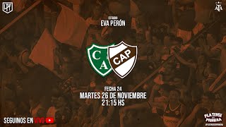 Platense V Sarmiento  En Vivo  Platense de Primera  LPF 2024  F24 [upl. by Ynamad]