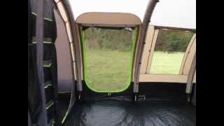 Kampa Southwold 8 AirFrame Tent  Interior  wwwoutdoormegastorecouk [upl. by Tessil]