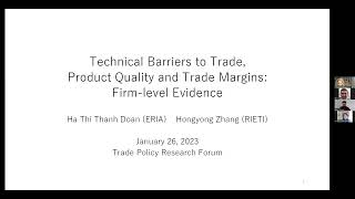 January Research Webinar  Technical Barriers to Trade [upl. by Nolahp]