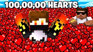 Dash Has 10000000 HEARTS In MINECRAFT [upl. by Canfield]