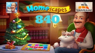 HOMESCAPES Gameplay  Level 840 iOS Android [upl. by Jackelyn]