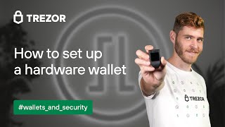 How to set up a Trezor hardware wallet🔒 [upl. by Llemej]