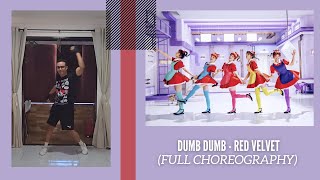 Dumb Dumb  Red Velvet Full choreography [upl. by Ahsyekat]