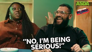 Judi Love WANTS MORE In This Asda Taste Test Challenge with Jamali Maddix 😋 😍 [upl. by Eissahc]